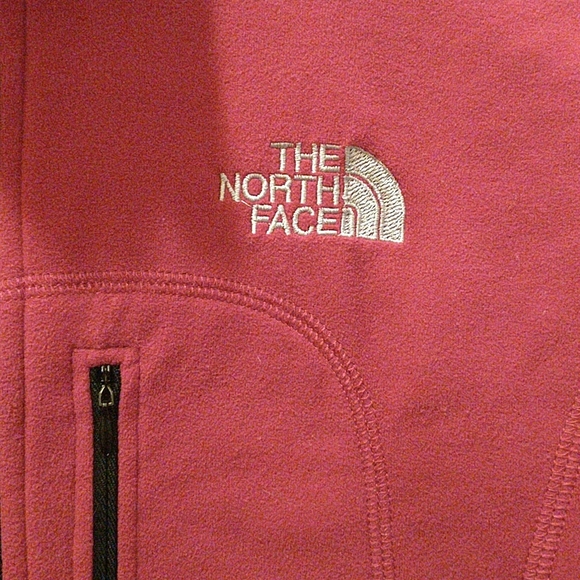 The North Face Pink Fleece Zip Up Sweater - Picture 2 of 14